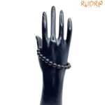 Capricorn (मकर राशि) Zodiac Garnet & Milky Quartz Bracelet