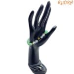 Gemini (मिथुन राशि) Zodiac Green Aventurine & Milky Quartz Bracelet