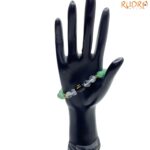 Gemini (मिथुन राशि) Zodiac Green Aventurine & Milky Quartz Bracelet