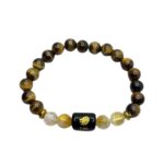 Leo (सिंह राशि) Zodiac Tiger Eye & Citrine Bracelet
