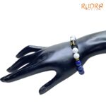 Libra (तुला राशि) Zodiac Lapis Lazuli & Howlite Bracelet