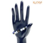 Libra (तुला राशि) Zodiac Lapis Lazuli & Howlite Bracelet