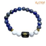 Libra (तुला राशि) Zodiac Lapis Lazuli & Howlite Bracelet