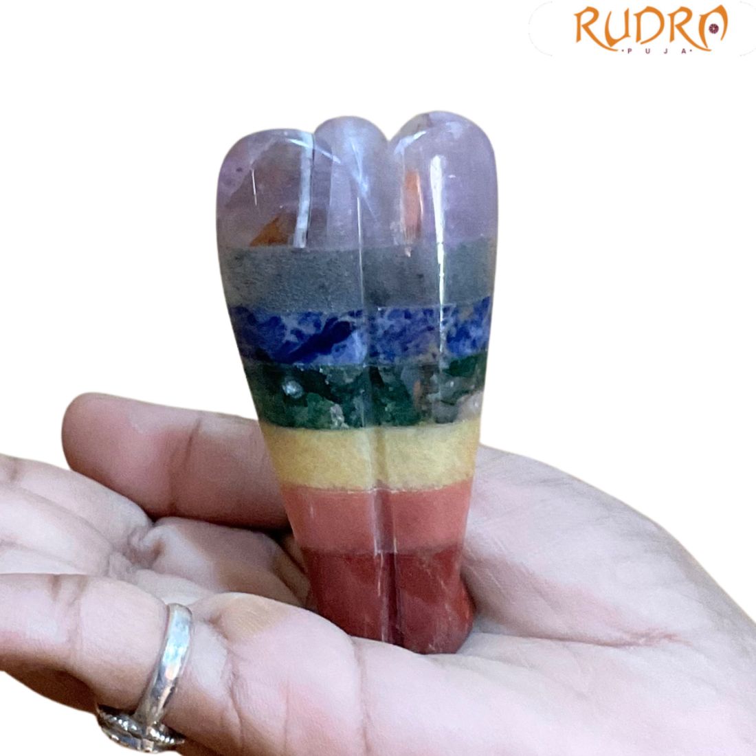 Natural 7 Chakra Angel - 3 Inches