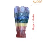 Natural 7 Chakra Angel - 3 Inches