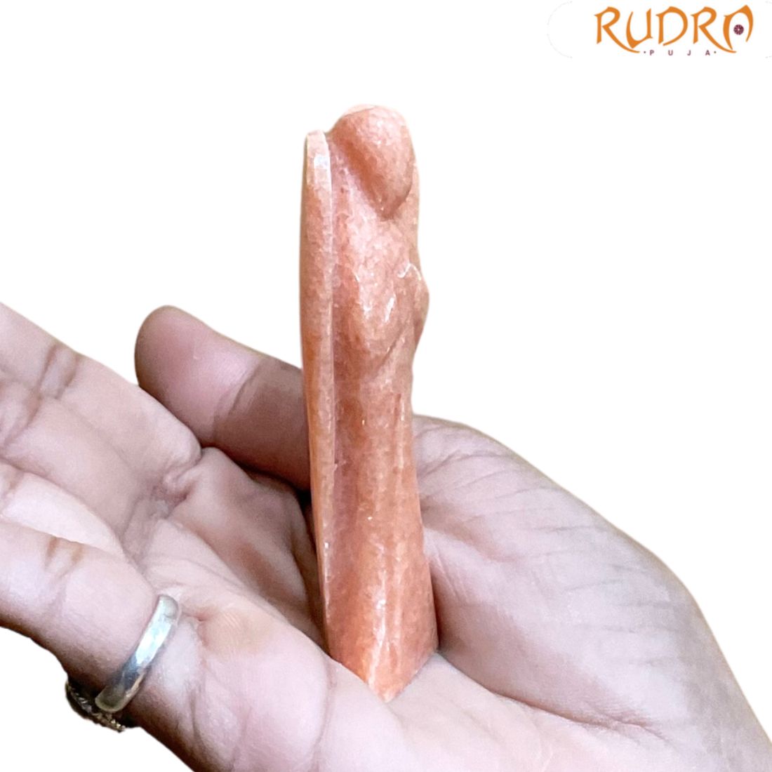 Natural Orange Aventurine Angel - 3 Inches