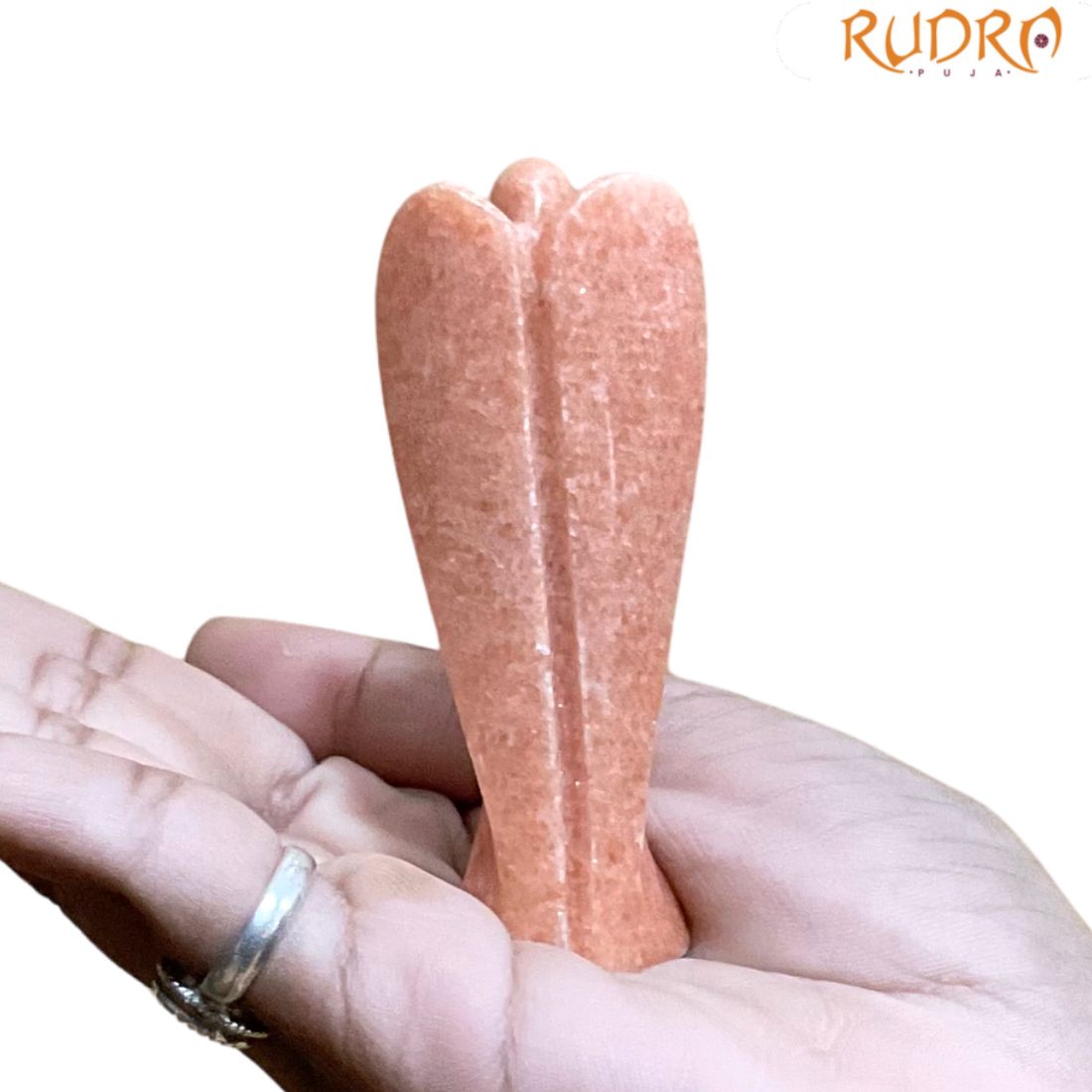 Natural Orange Aventurine Angel - 3 Inches