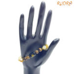 Pisces ( मीन राशि ) Zodic Citrine & Tiger Eye Bracelet