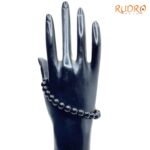 Sagittarius (धनु राशि) Zodiac Black Obsidian & Lapis Lazuli Bracelet Standard