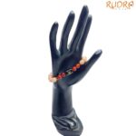 Taurus (वृषभ राशि) Zodiac Sunstone & Carnelian Bracelet - Image 2