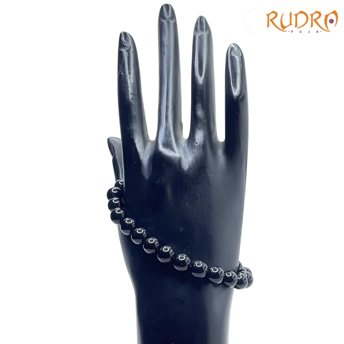 Scorpio (वृश्चिक राशि) Zodiac Black Obsidian & Milky Quartz Bracelet