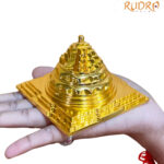 Solid Golden Meru Yantra - 3 Inches - (970 Gram)